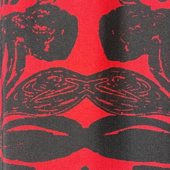 Anthropologie Uncle Frank Jersey Dress Womens XS Floral Stretch Whimsigoth - Picture 9 of 9